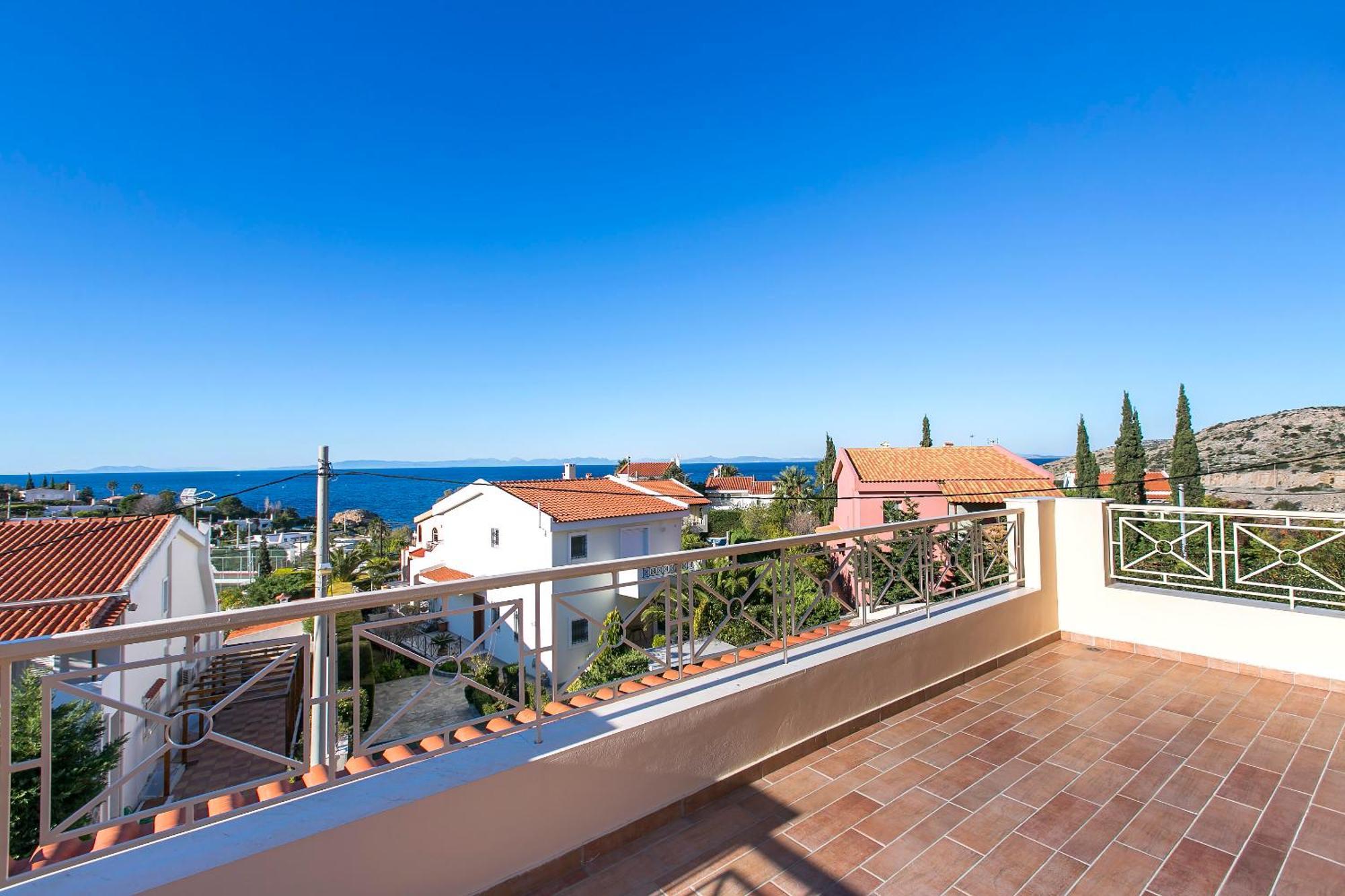 Villa Melia Szúnio Kültér fotó